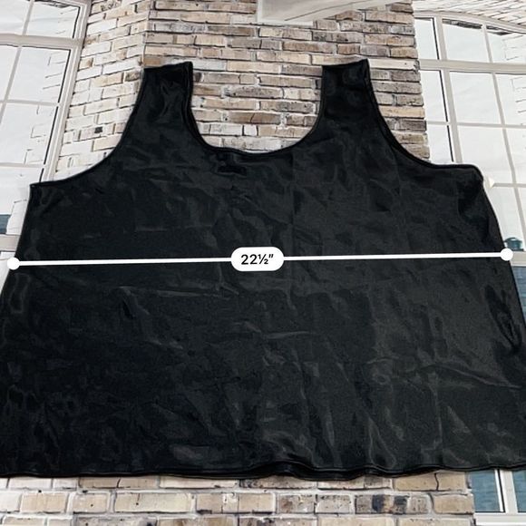 NWT Women’s Meant To Be Seen Black Polyester Sleeveless Tank Top (XL) FV18 - Picture 7 of 10